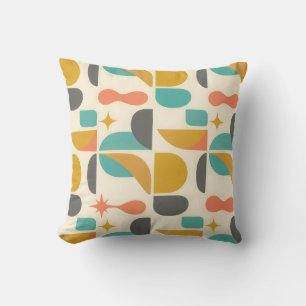 Mid Century Modern Abstract Pattern Cushion