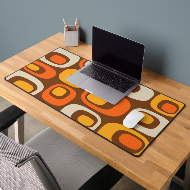 Mid-Century Modern Abstract Pattern Desk Mat (Office 2)