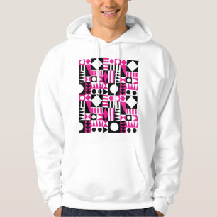 Mid-century modern abstract pattern. hoodie