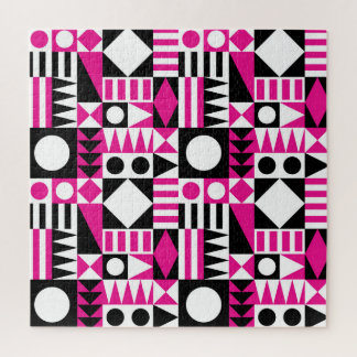 Mid-century modern abstract pattern. jigsaw puzzle