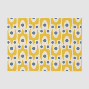 Mid Century Modern Abstract Pattern Kitchen Towels Tissue Paper
