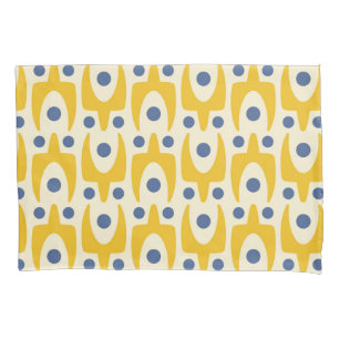 Mid Century Modern Abstract Pattern Pillowcase
