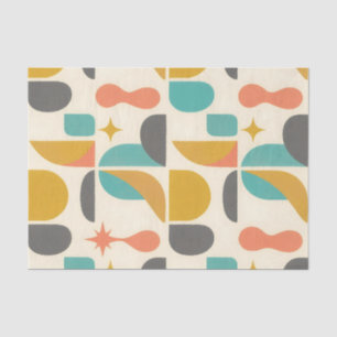 Mid Century Modern Abstract Pattern Tissue Paper