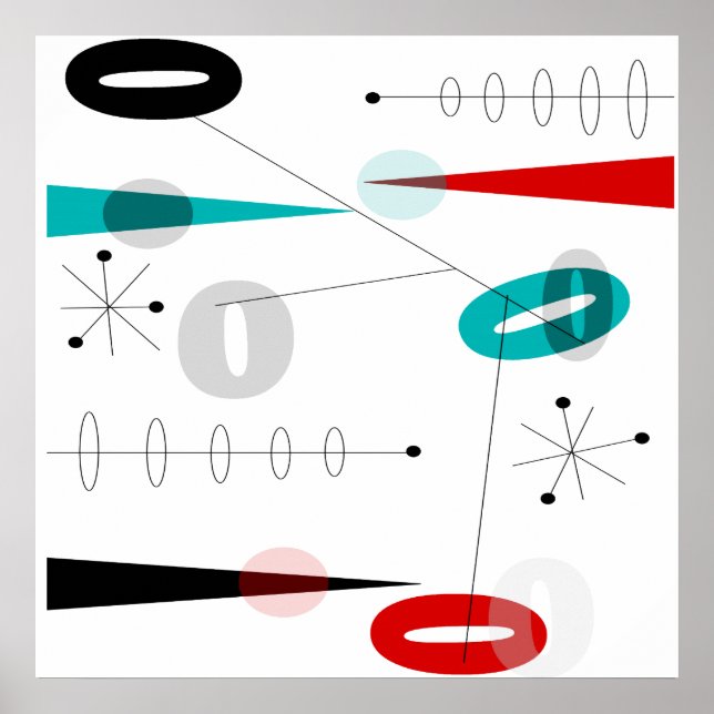 Mid-Century Modern Abstract Poster #40 (Front)