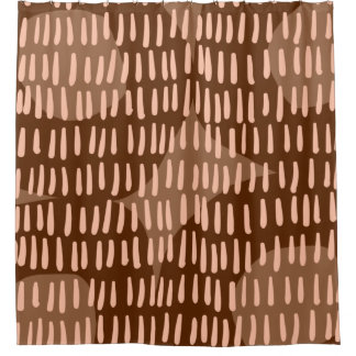 Mid century Modern Abstract Shower Curtain