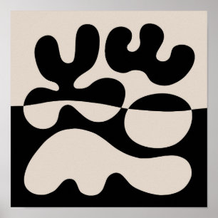 Mid Century Modern Abstraction Poster