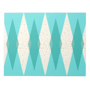 Mid Century Modern Argyle Notepad