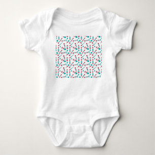 Mid-Century Modern Arrows  Baby Bodysuit