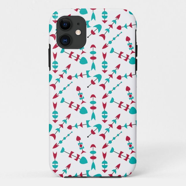 Mid-Century Modern Arrows  Case-Mate iPhone Case (Back)