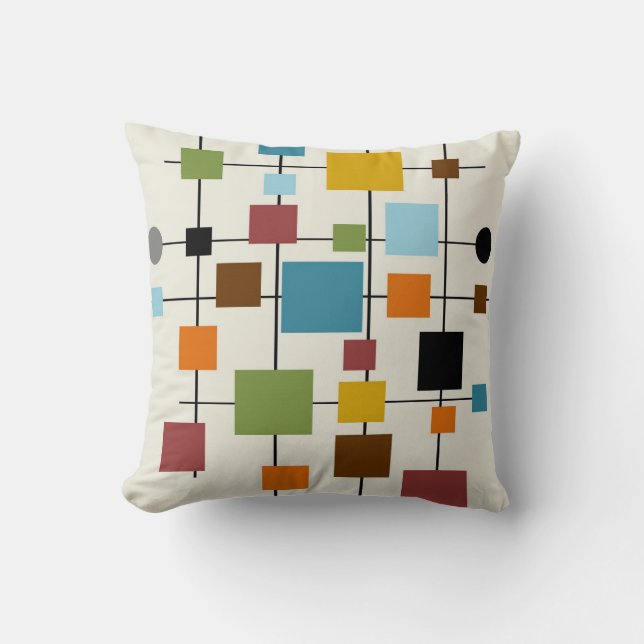 Mid-Century Modern Art 1.3 Cushion (Front)
