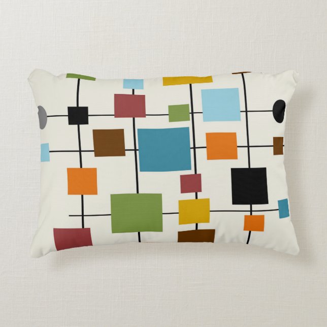 Mid-Century Modern Art 1.3 Decorative Cushion (Front)