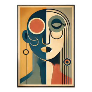 Mid Century Modern Art Abstract Nonconforming Photo Print