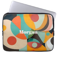 Mid Century Modern Art Monogram or Name, Geometric