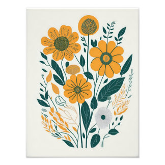 Mid Century Modern Art Photo Print