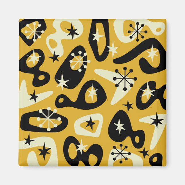 Mid Century Modern Atomic Abstract Magnet (Front)