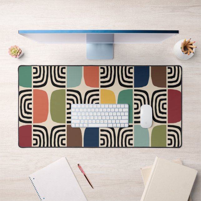 Mid Century Modern Atomic Age Desk Mat (Office 1)