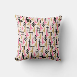 Mid Century Modern Atomic Age Pattern Cushion