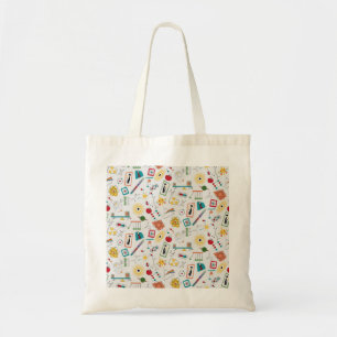 Mid Century Modern Atomic Age STEM Physics Scatter Tote Bag