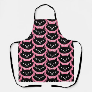 Mid Century Modern Atomic Cat Pattern Apron