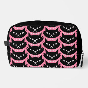 Mid Century Modern Atomic Cat Pattern Dopp Kit