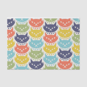 Mid Century Modern Atomic Cat Pattern Tissue Paper