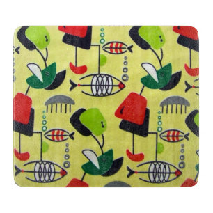 Mid Century Modern Atomic Design Cutting Board