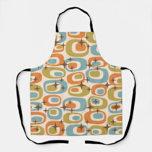 Mid Century Modern Atomic Pattern Apron