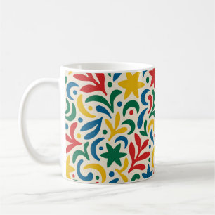 Mid Century Modern Biophilic Pattern Coffee Mug
