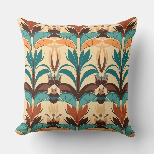 Mid-Century Modern Boho  Cushion (Front)