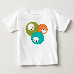 Mid-Century Modern Bowling Balls Baby T-Shirt