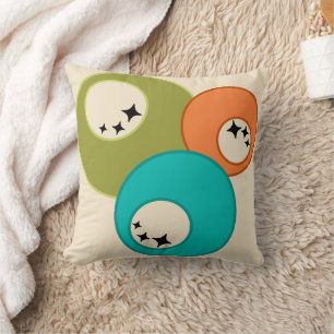 Mid-Century Modern Bowling Balls Cushion