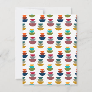 Mid-Century Modern Bright Minimalism Card
