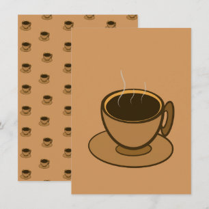 Mid Century Modern Brown Cosy Coffee Cup
