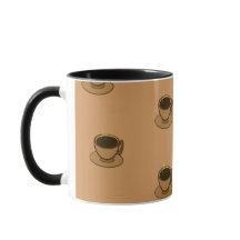 Mid Century Modern Brown Cosy Coffee Cup