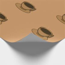 Mid Century Modern Brown Cosy Coffee Cup