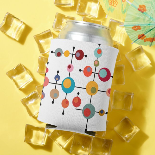 Mid-Century Modern Bubbles  Can Cooler (In Situ Summer)