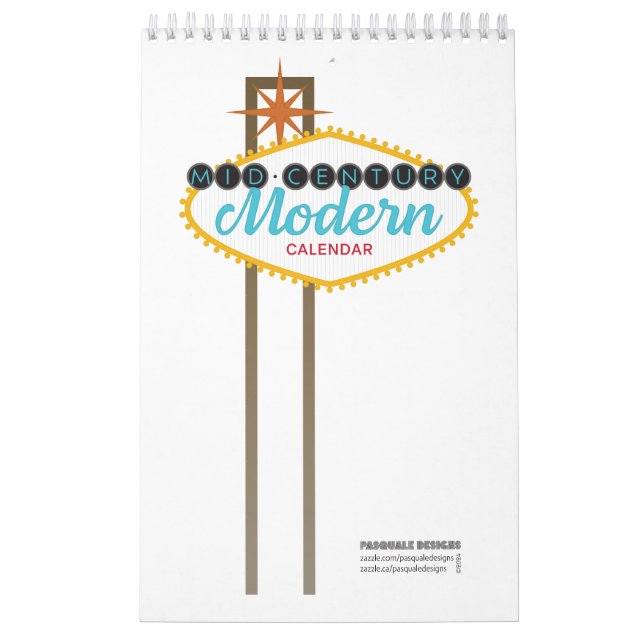 Mid-Century Modern Calendar (Cover)