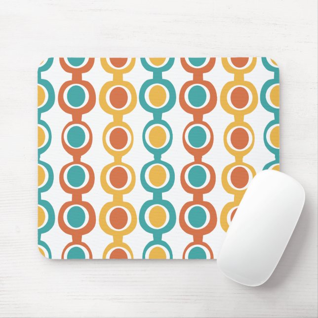 Mid-Century Modern Chain  Mouse Pad (With Mouse)