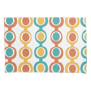 Mid-Century Modern Chain  Pillowcase