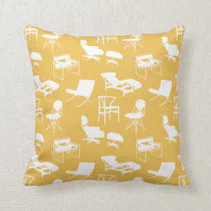 Mid-Century Modern Chairs Pillow - Customise