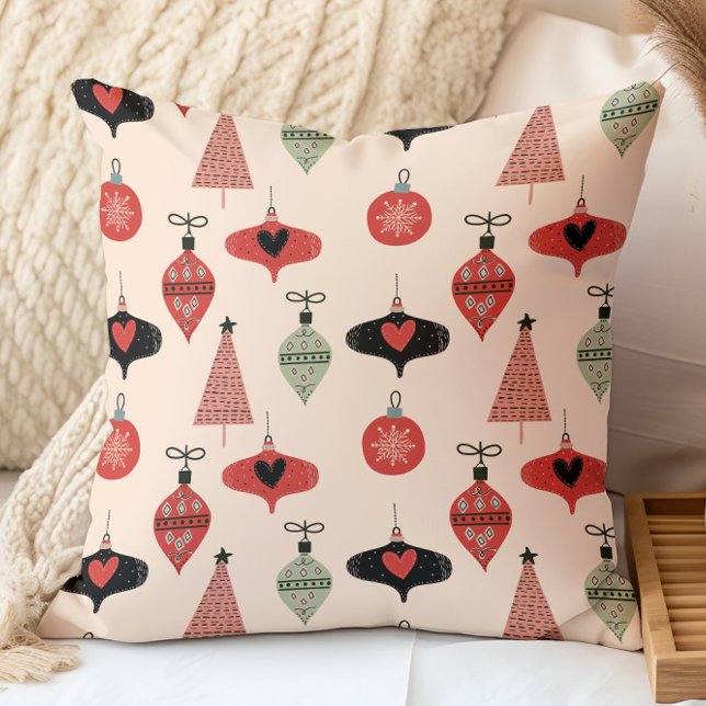 Mid Century Modern Christmas Pattern Cushion (Creator Uploaded)