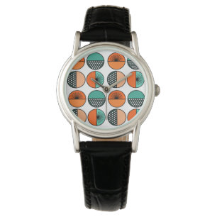 Mid-Century Modern Circle Halves Watch