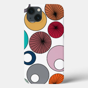 Mid-Century Modern Circles iPhone 13 Case