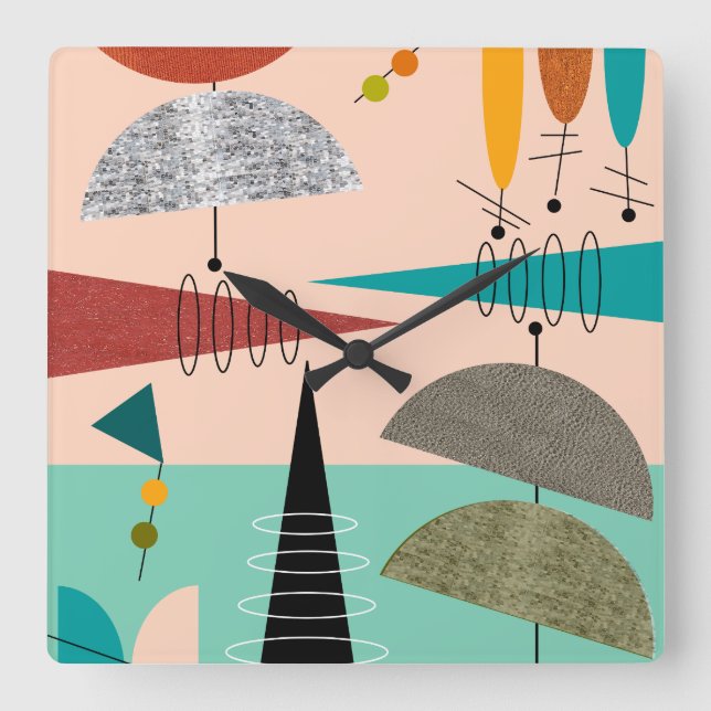 Mid-Century Modern Clock (Front)