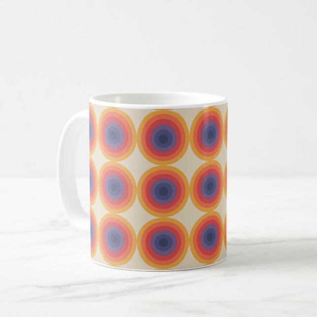 Mid Century Modern Coffee Mug (Front Left)