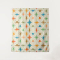 Mid century modern colourful atomic starburst