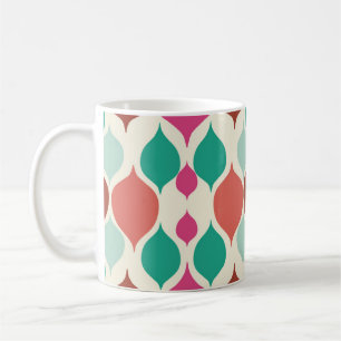 Mid Century Modern Colourful Geometric  Coffee Mug