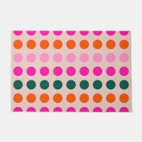 Mid Century Modern Colourful Geometric Polka Dots