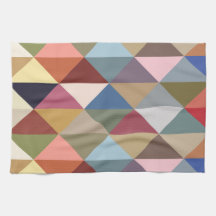 Mid Century Modern Colourful Triangles