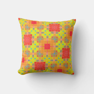 Mid-Century Modern Colourized Throw Pillow